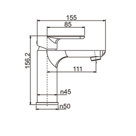 Nero Black Basin Mixer Bathroom Tapware - NZHomeware