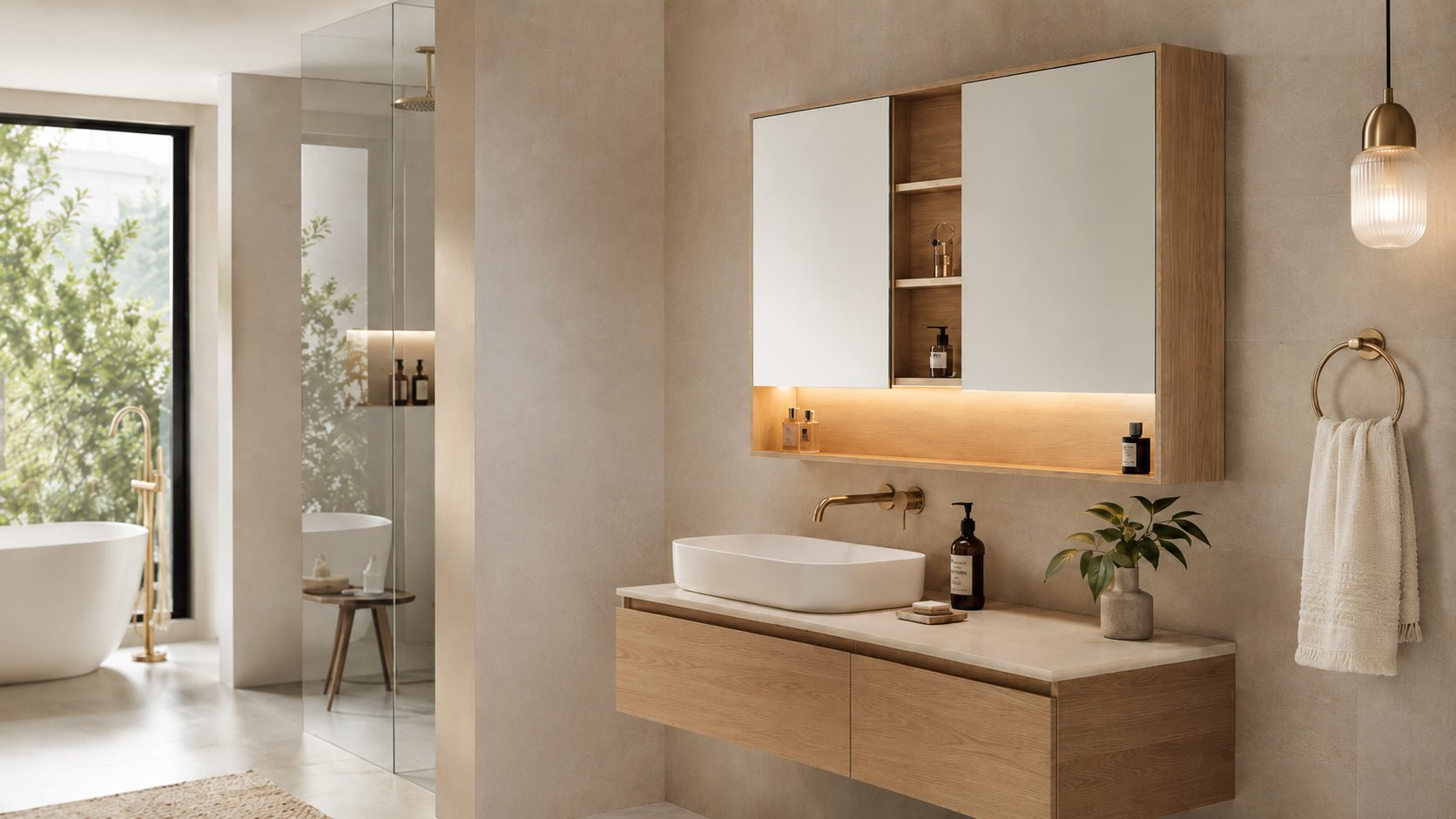 How High Should a Bathroom Mirror Cabinet Be Installed? - NZHomeware