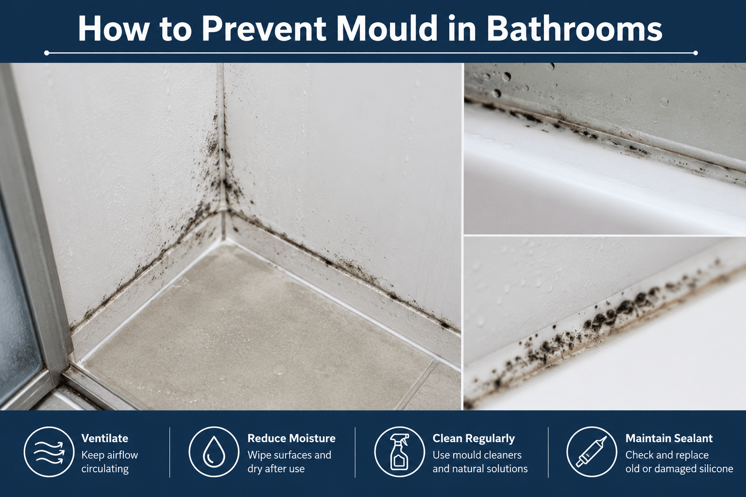 How to Prevent Mould in Bathrooms in New Zealand - NZHomeware