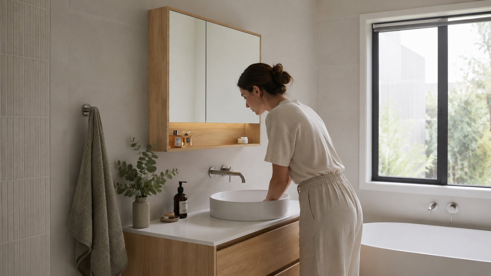 The Missing Dimension: How Mirror Cabinet Projection Changes Bathroom Use - NZHomeware