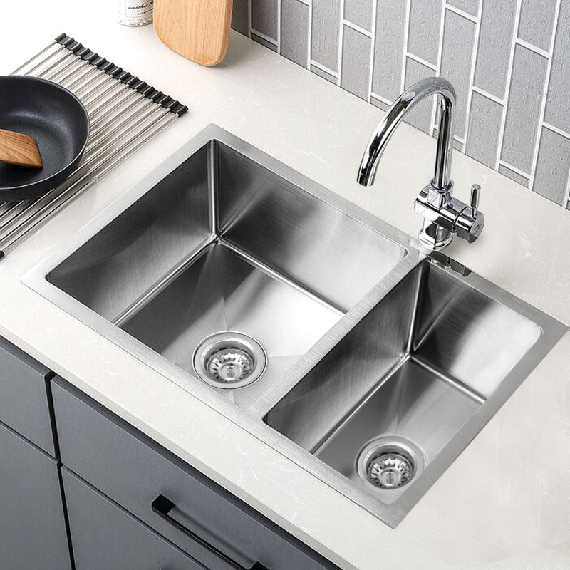 Double Bowl Stainless Steel Kitchen Sink | Multitask & Organized NZ