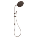 10 inch 250mm Round Brushed Nickel Twin Shower Station Top Water Inlet - NZHomeware