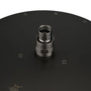 10 inch 250mm Round Gunmetal Grey Twin Shower Station Top Water Inlet - NZHomeware