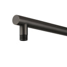 10 inch 250mm Round Gunmetal Grey Twin Shower Station Top Water Inlet - NZHomeware