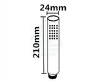 10 inch 250mm Round Gunmetal Grey Twin Shower Station Top Water Inlet - NZHomeware