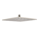 10 inch 250mm Square Brushed Nickel Shower Tower With Rain Head Bottom Water Inlet - NZHomeware