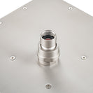 10 inch 250mm Square Brushed Nickel Shower Tower With Rain Head Bottom Water Inlet - NZHomeware