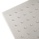 10 inch 250mm Square Brushed Nickel Shower Tower With Rain Head Bottom Water Inlet - NZHomeware