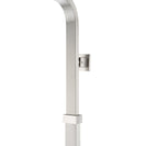 10 inch 250mm Square Brushed Nickel Shower Tower With Rain Head Bottom Water Inlet - NZHomeware
