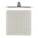 10 inch 250mm Square Brushed Nickel Twin Shower Set | Rainfall & Handheld with Top/Bottom Inlet NZ - NZHomeware