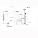 10 inch 250mm Square Brushed Nickel Twin Shower Set | Rainfall & Handheld with Top/Bottom Inlet NZ - NZHomeware