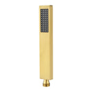 10 inch 250mm Square Brushed Yellow Gold Shower Tower With Rain Head Bottom Water Inlet - NZHomeware