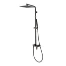 10 inch 250mm Square Gunmetal Grey Shower Tower With Rain Head Bottom Water Inlet - NZHomeware