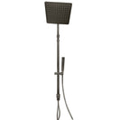 10 inch 250mm Square Gunmetal Grey Twin Shower Set Top/Bottom Water Inlet - NZHomeware