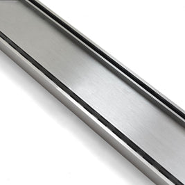 100 - 5600mm Lauxes Aluminium Slimline Tile Insert Floor Grate Drain Customized Size Indoor Outdoor - NZHomeware