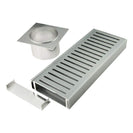 100 - 5600mm Lauxes Aluminium Wide Floor Grate Drain Customized Length Indoor Outdoor - NZHomeware
