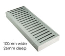 100 - 5600mm Lauxes Aluminium Wide Floor Grate Drain Customized Length Indoor Outdoor - NZHomeware