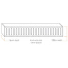 100 - 5600mm Lauxes Aluminium Wide Floor Grate Drain Customized Length Indoor Outdoor - NZHomeware
