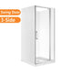 1000*1000*1000mm 1900mm Height 3 - Side Swing Door Square Shower Box - NZHomeware