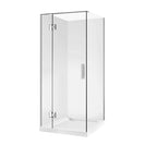 1000*1000*1950mm Chrome Frameless Swing Door Square Shower Box - NZHomeware