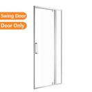 1000*1900mm Swing Shower Glass Door Only - NZHomeware