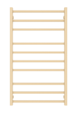 1000Hx600Wx120D Gold Electric Heated Towel Rack | 9 - Bar Stainless Steel Towel Warmer NZ - NZHomeware