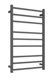 1000Hx600Wx120D Gunmetal Grey Electric Heated Towel Rack | 9 - Bar Stainless Steel Towel Warmer NZ - NZHomeware