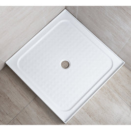 1000x1000mm Square Shower Tray Center/Corner Waste - NZHomeware