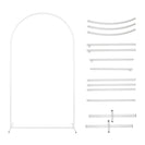 100*200CM Wedding Metal Arch Backdrop Stand, For Wedding Baby Shower Birthday Anniversary Graduation Garden Balloon Arch Decoration White - NZHomeware