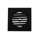 100x100mm Square Black Brass Floor Waste Shower Grate Drain Outlet 80mm - NZHomeware
