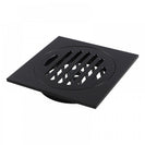 100x100mm Square Black Brass Floor Waste Shower Grate Drain Outlet 80mm - NZHomeware