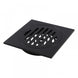 100x100mm Square Black Brass Floor Waste Shower Grate Drain Outlet 80mm - NZHomeware