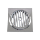 100x100mm Square Chrome Brass Floor Waste Shower Grate Drain Outlet 80mm - NZHomeware