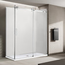 1170*770*2000mm Chrome Frameless Sliding Door Rectangle Shower Box - NZHomeware