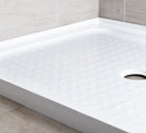 1100x750mm Rectangle Shower Tray Center/Size Waste - NZHomeware