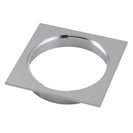 110x110mm Square Chrome Brass Floor Waste Shower Grate Drain Outlet 100mm - NZHomeware