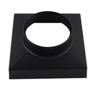 115mm Square Black Smart Tile Insert Floor Waste Brass 100mm Outlet - NZHomeware