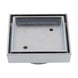 115x115mm Chrome Smart Tile Insert Floor Waste Brass Drain - NZHomeware