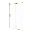1170*1950mm Brushed Gold Frameless Shower Door Only - NZHomeware