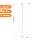 1170*1950mm Chrome Frameless Shower Door Only - NZHomeware