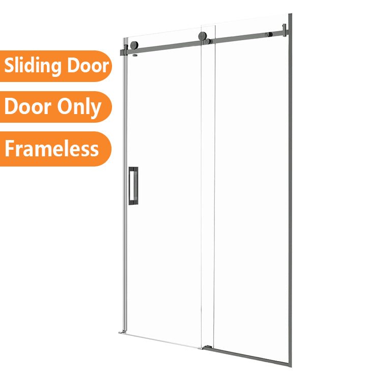 1170*1950mm Gunmetal Grey Frameless Shower Door Only – NZHomeware