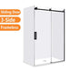 1170*770*1950mm 3 Side Black Frameless Sliding Door Rectangle Shower Box - NZHomeware