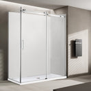 1170*770*1950mm Chrome Frameless Sliding Door Rectangle Shower Box - NZHomeware