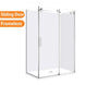 1170*770*1950mm Chrome Frameless Sliding Door Rectangle Shower Box - NZHomeware