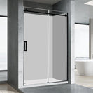 1170*870*1950mm 3 Sides Black Frameless Sliding Door Rectangle Shower Box - NZHomeware