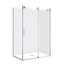 1170*870*1950mm Chrome Frameless Sliding Door Rectangle Shower Box - NZHomeware