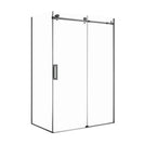1170*870*1950mm Gunmetal Grey Frameless Shower Door & Return Panel - NZHomeware