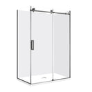 1170*870*1950mm Gunmetal Grey Frameless Sliding Door Rectangle Shower Box - NZHomeware