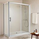 1200*800*1900mm Sliding Shower Glass Door and Return Only - NZHomeware