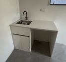 1200MM White Laundry Tub - Plywood Cabinet&Marble Bench with Sink - NZHomeware